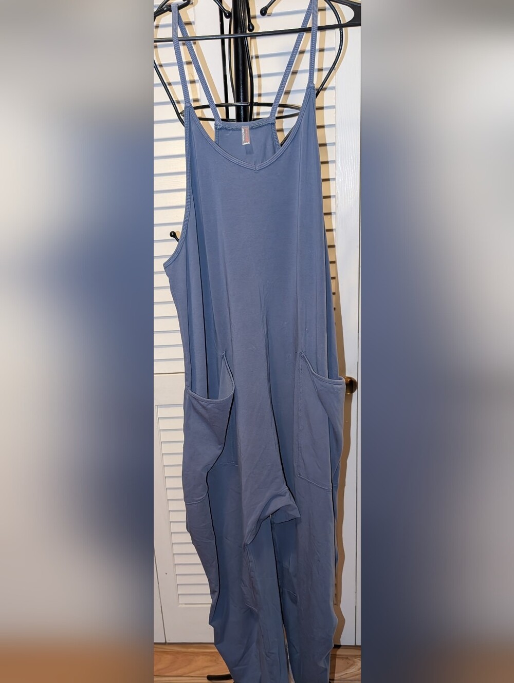 Free People Dusty Blue  Jumpsuit Size Medium